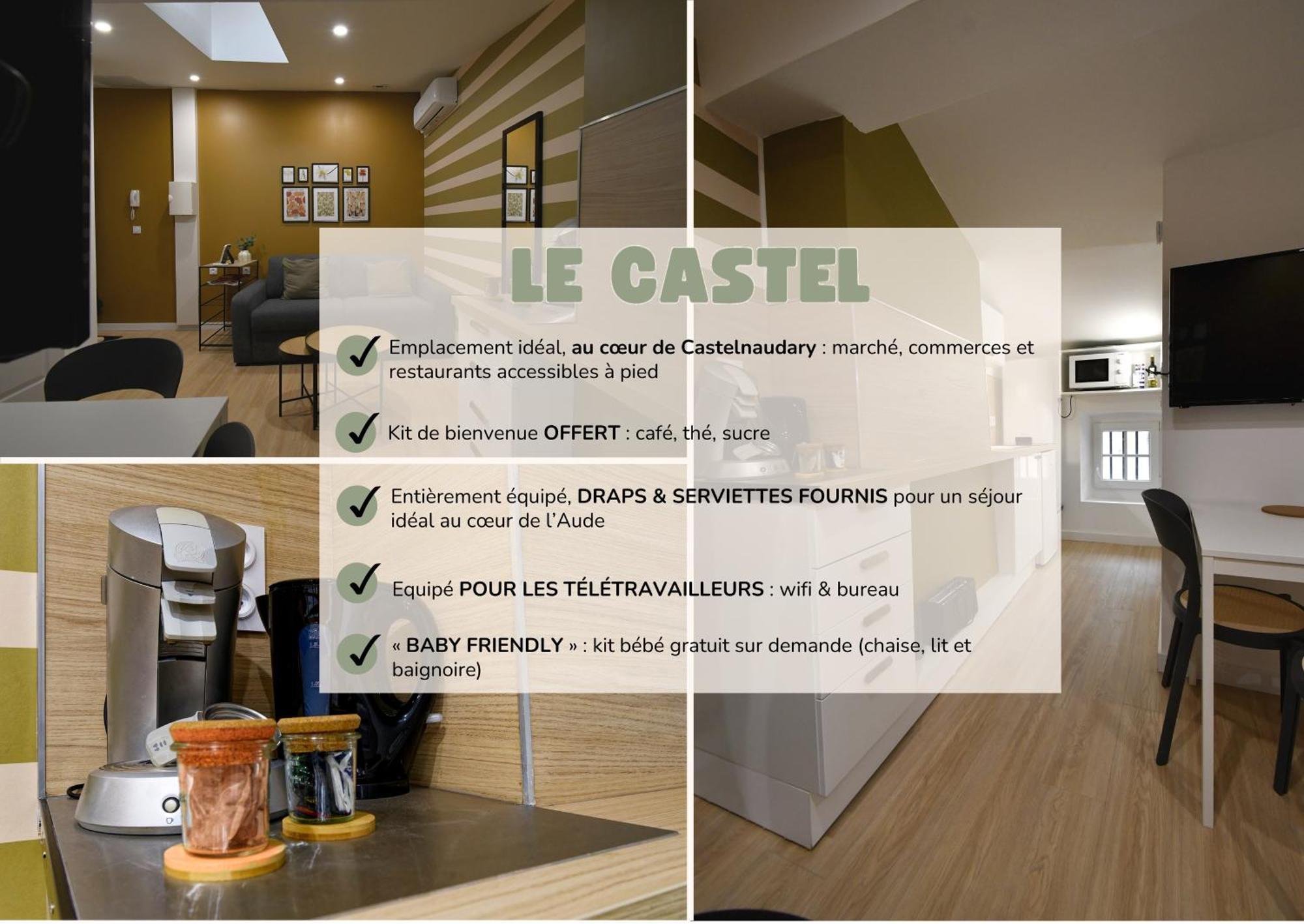 Le Castel Apartamento Castelnaudary Exterior foto
